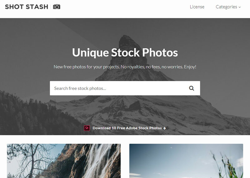ShotStash - Beautifully Unique Free Photos