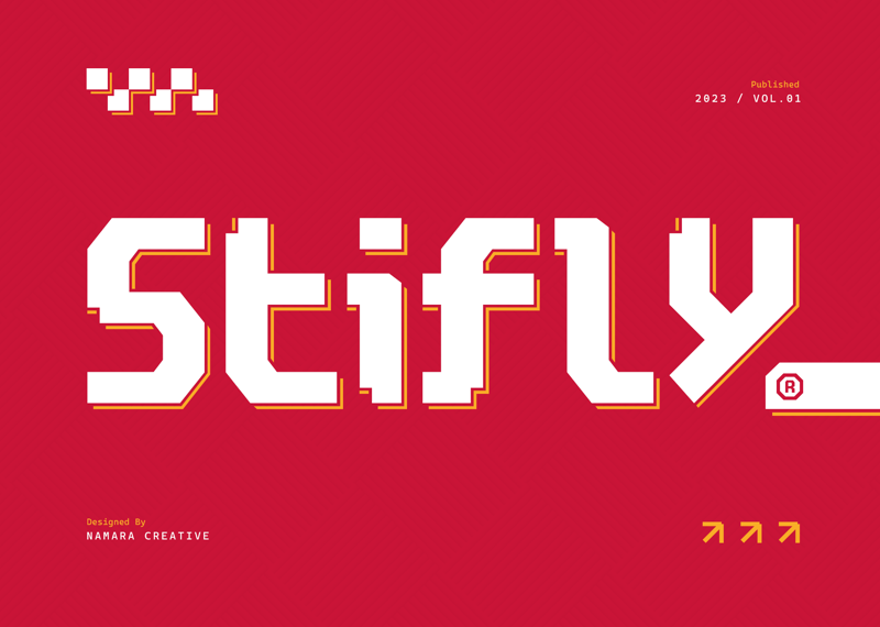 Stifly: Free Pixelated Sans-Serif Font