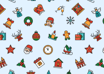 Christmas pattern freebie | Freebbble