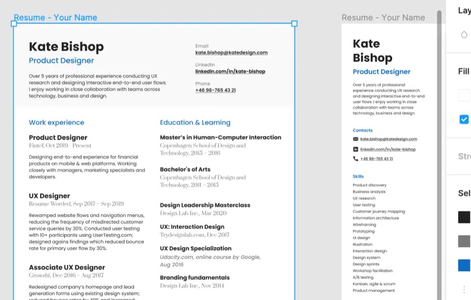 6 Free Resume Templates