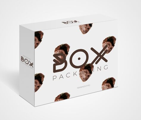 Full Customize Box Packaging Mock Up