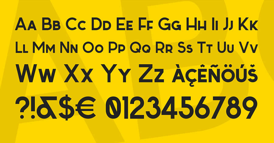 Sans Serif Kostenlose Schriftarten für Designer Kreative Sabado Sans Serif