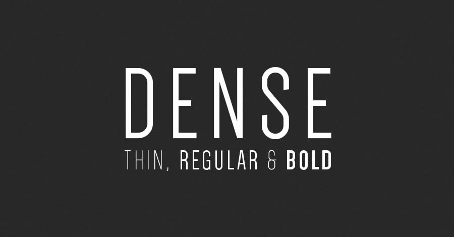 Sans Serif Kostenlose Schriftarten für Designer Kreative Dense Sans Serif