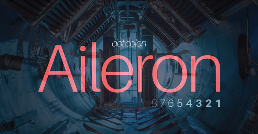 Sans Serif Kostenlose Schriftarten für Designer Kreative Aileron Sans Serif