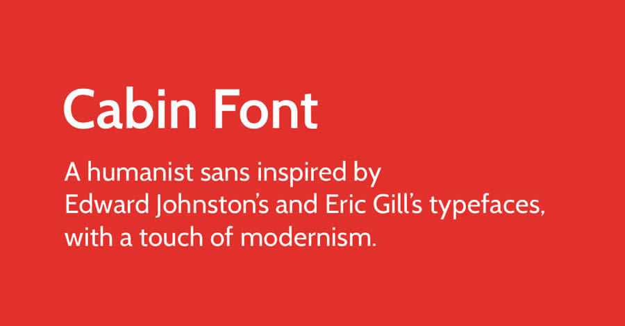 Sans Serif Free Font Designers Creatives Cabin Sans Serif