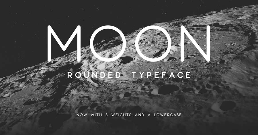 Sans Serif Kostenlose Schriftarten für Designer Kreative Moon Rounded Sans
