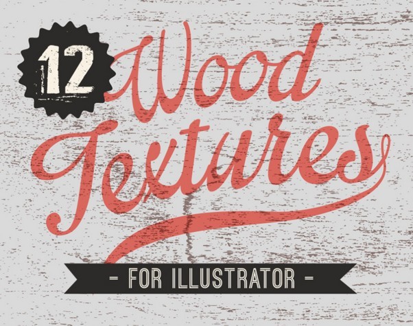 12 Wood textures for Illustrator