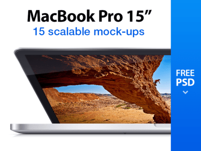 MacBook Pro – 15 Scalable Mock-ups