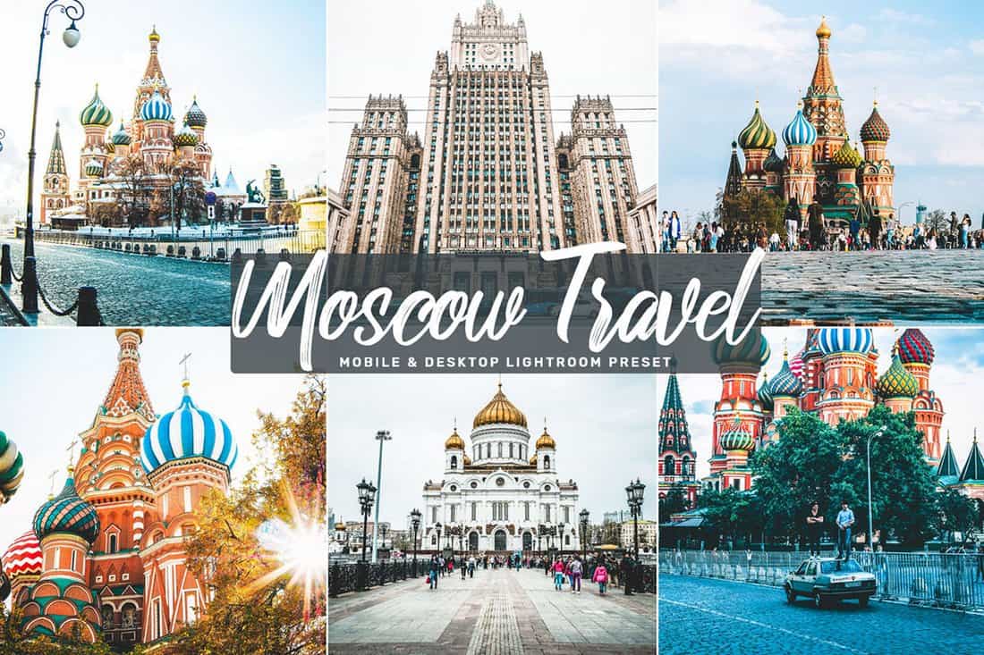 Moscow – Travel Mobile & Desktop Lightroom Preset
