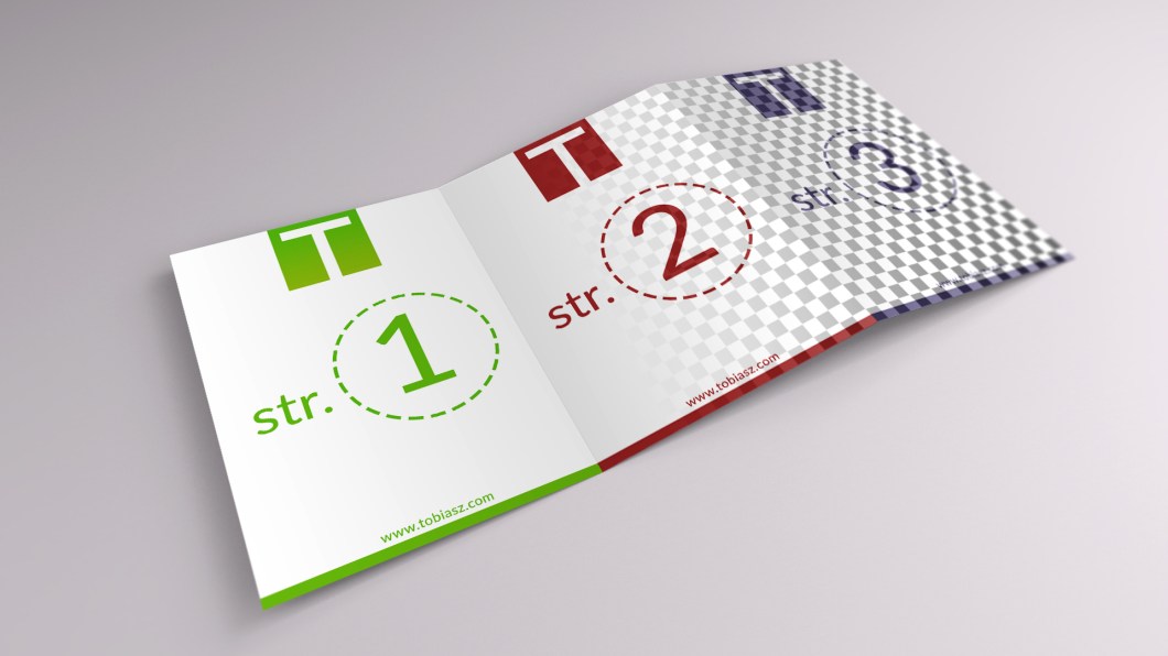 Free A4/A5 Tri-fold mockup