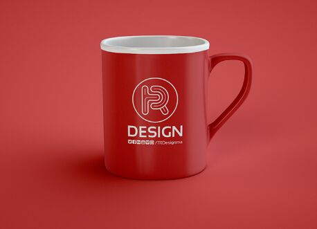Free PSD mock-up of a classic coffee mug
