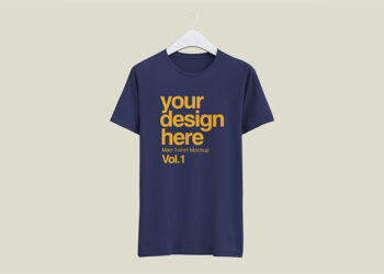 Free Hanging T-Shirt Mockup PSD
