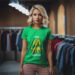 Free Model Wearing T-Shirt Mockup