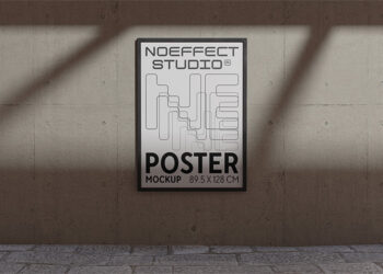 Free Wall Poster Mockup