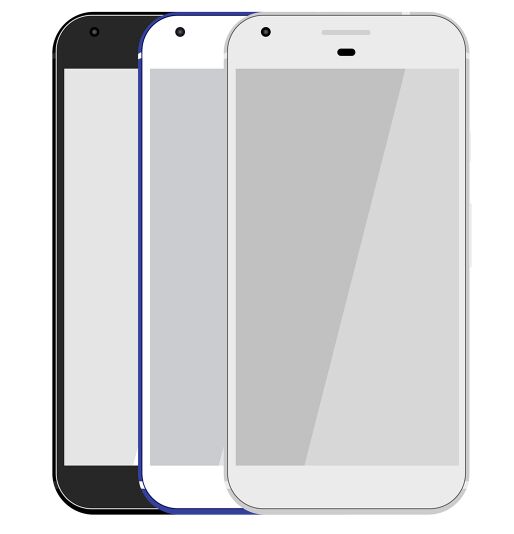 Google Pixel – Free PSD Mockup