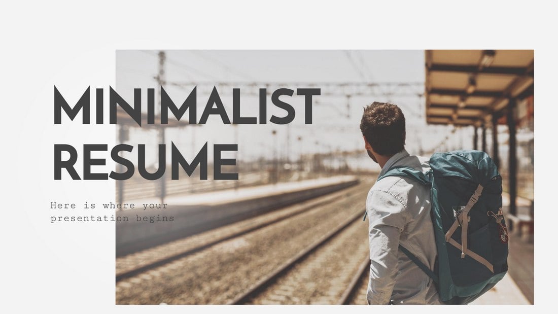 Resume Presentation – Free PowerPoint Template