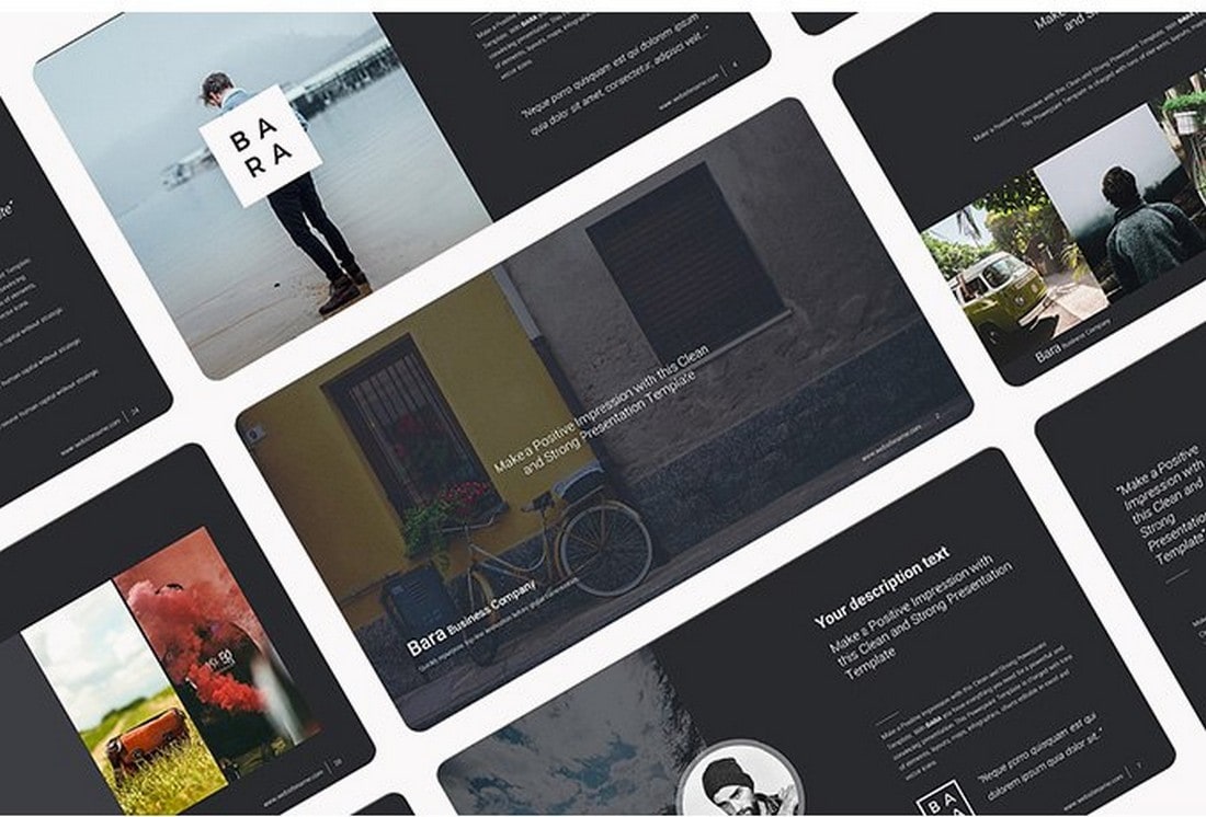Bara – Free Modern Business PowerPoint Theme