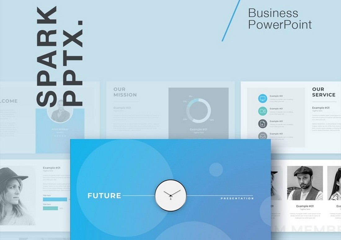 Future – Free Business PowerPoint Template