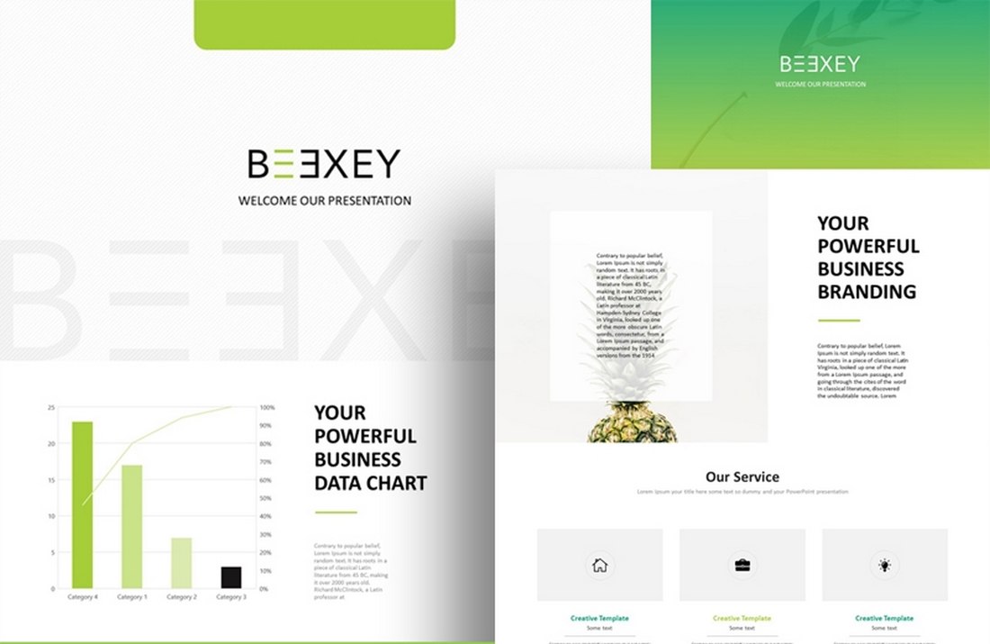 Beexey – Free Business PowerPoint Template