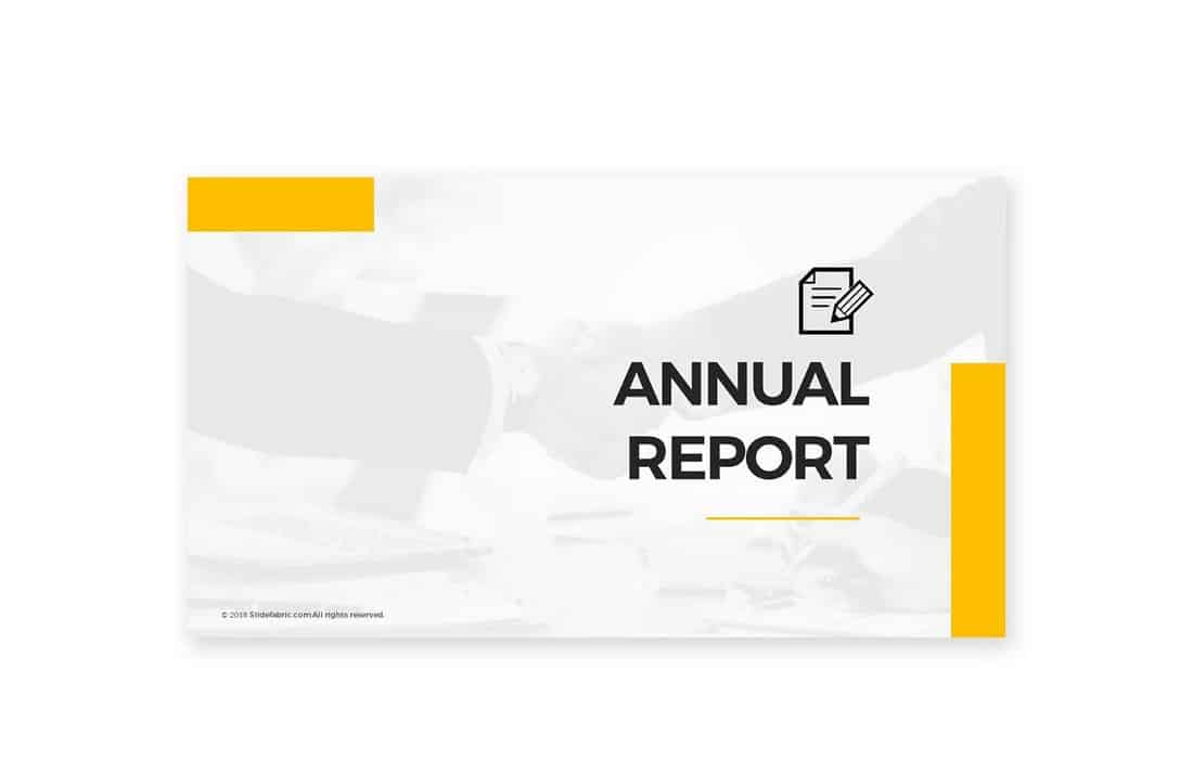 Annual Report – Free PowerPoint Template