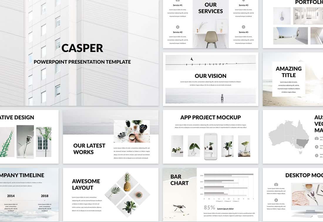 Casper – Free PowerPoint Presentation Template