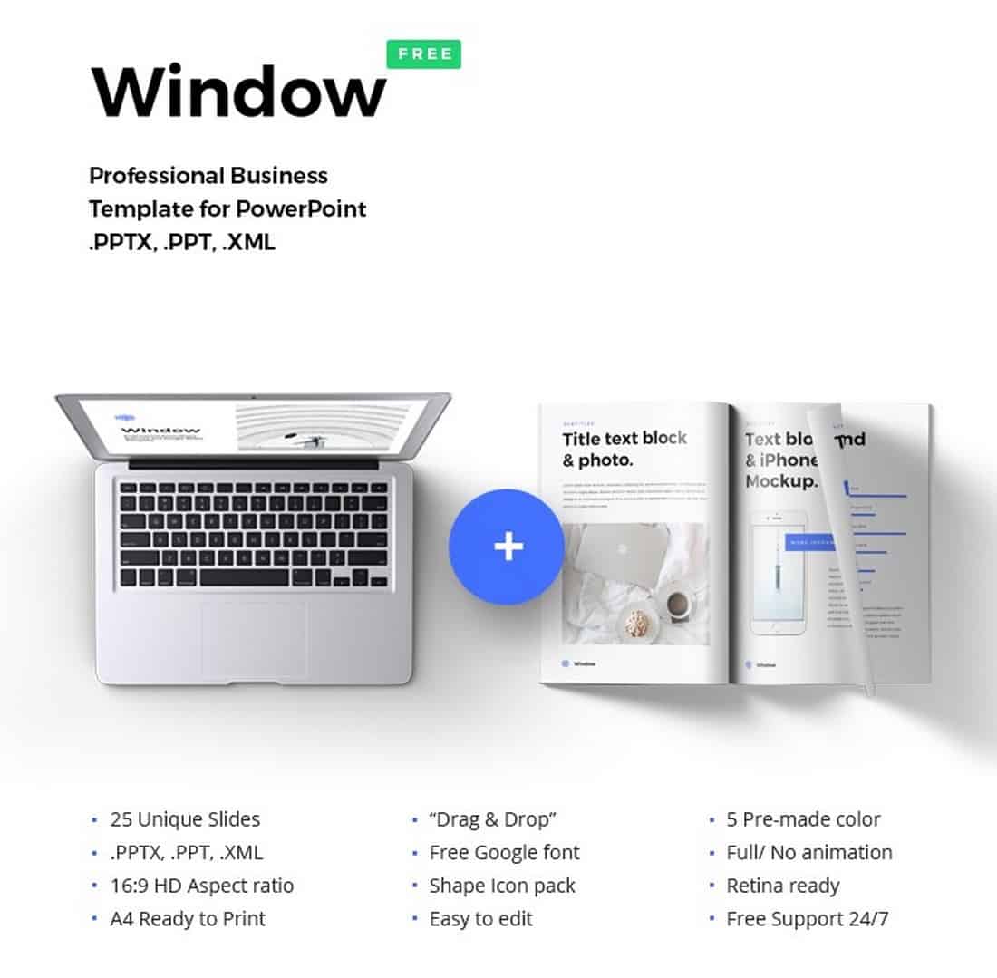 Window – Free PowerPoint Template