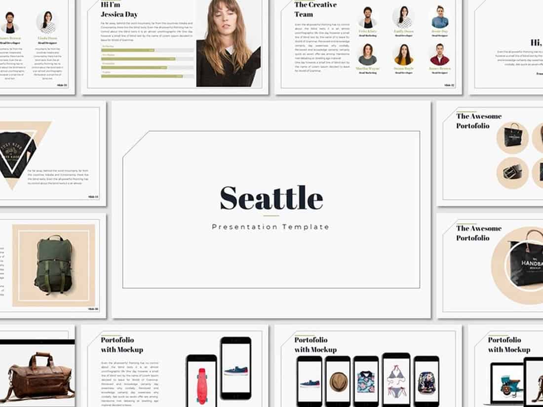 Seattle – Simple PowerPoint Presentation Template