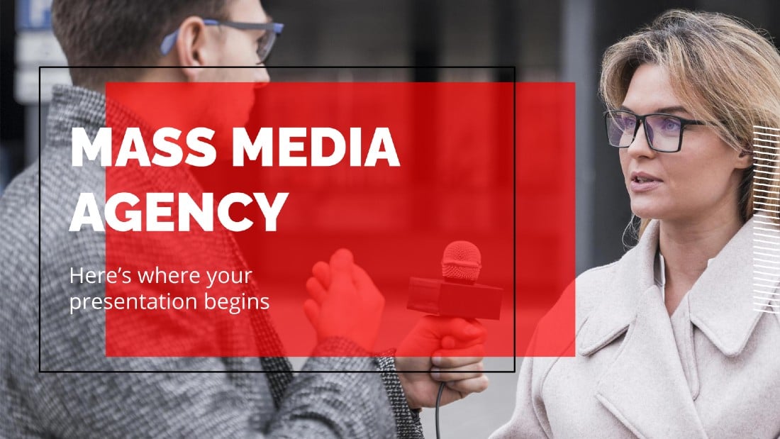 Mass Media – Free Agency Presentation Template