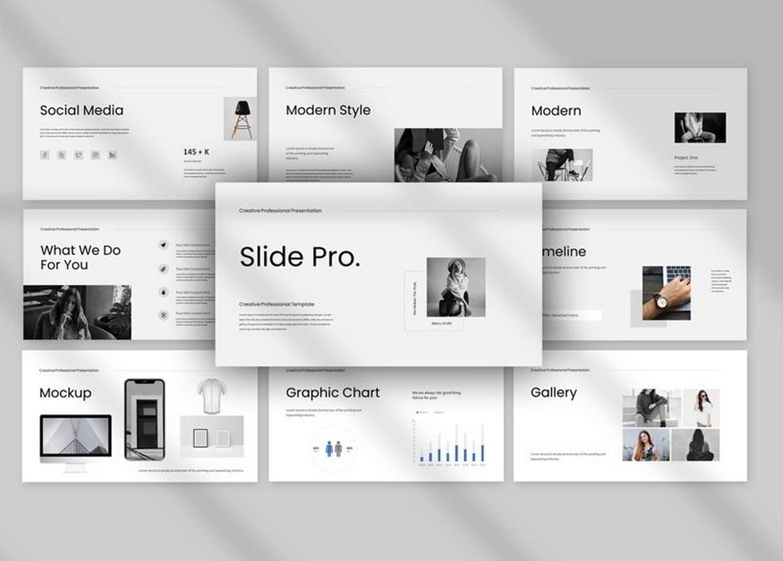 Slide Pro – Free Modern Presentation Template