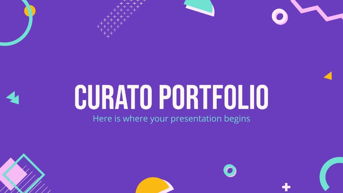 Curato – Free Creative Portfolio PowerPoint Template