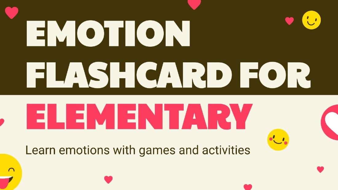 Emotion Flashcard – Free Creative PowerPoint Template