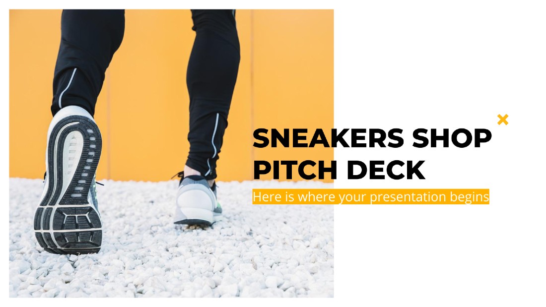 Sneakers Shop – Free PowerPoint Pitch Deck Template