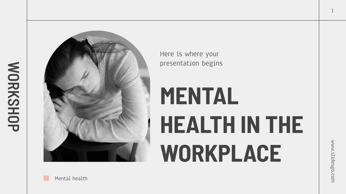 Free Mental Health Workshop PowerPoint Template