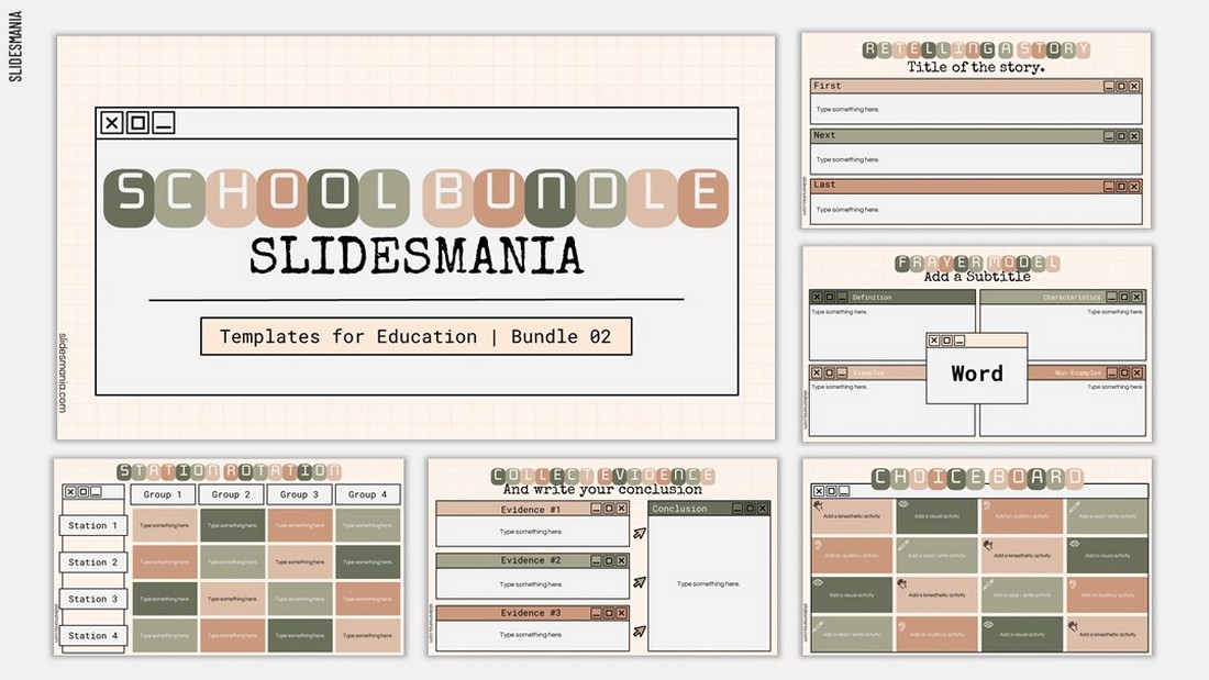 School Bundle – Free Education PowerPoint Template