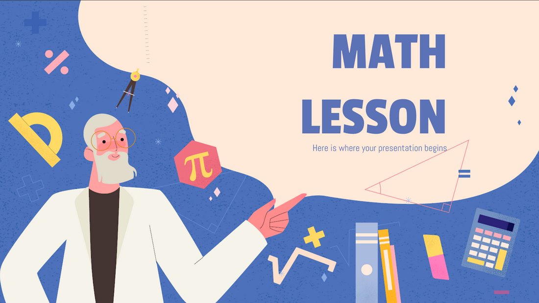 Math Lesson – Free PowerPoint Presentation Template