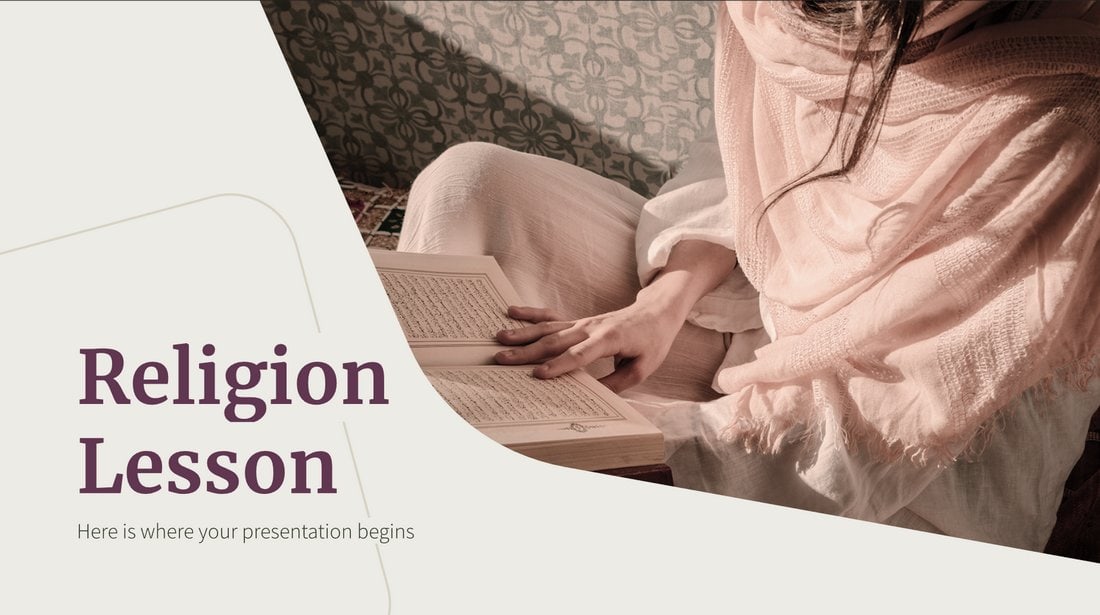 Religion Lesson – Free PowerPoint Presentation