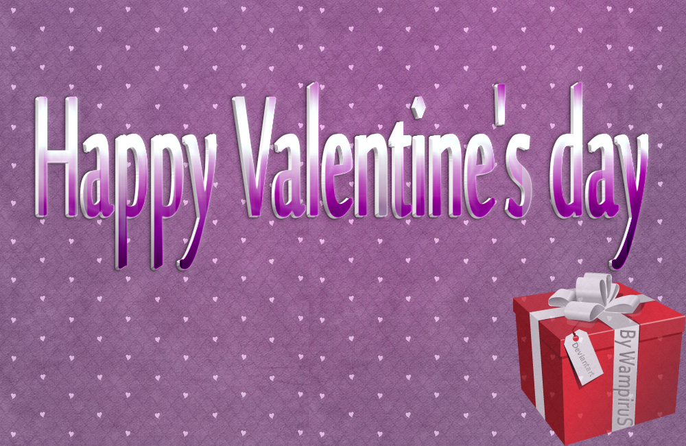 3D Valentine’s day Text Effect