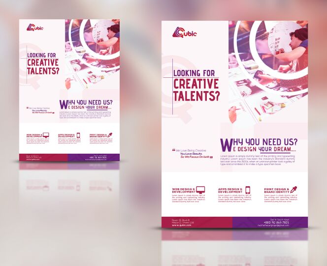 Free PSD Creative Agency Flyer