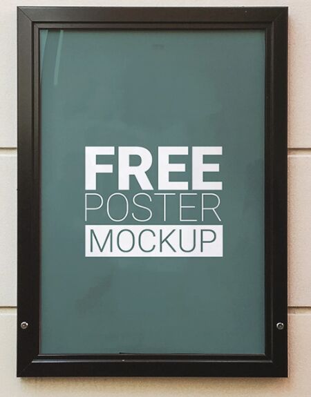 Free 60x40cm Poster Mock-Up