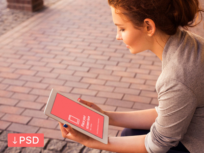 Apple iPad PSD mockup
