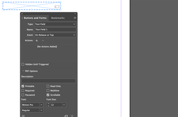 Interaktive Formularwerkzeuge in InDesign