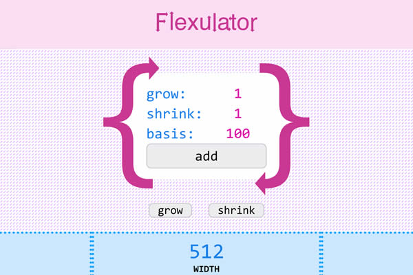 Flexulator Tiny CSS Tools für Webdesigner