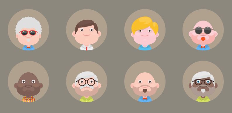 Material Avatars Set