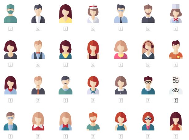 50 People Avatars