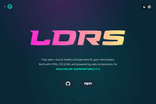 LDRS Loaders Tiny CSS Tools für Webdesigner