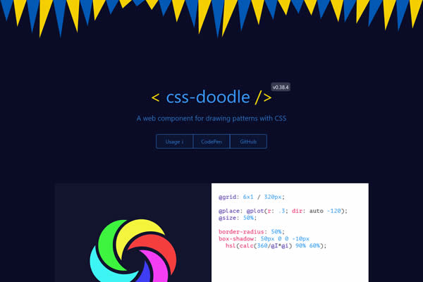 CSS-Doodle Tiny CSS Tools für Webdesigner