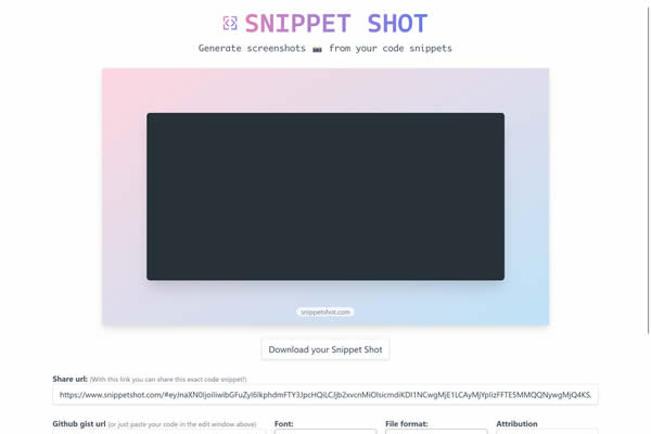 SnippetShot Winzige CSS-Tools für Webdesigner