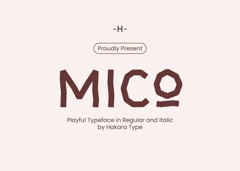 Mico: Free Playful Font Ideal for Branding