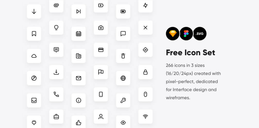 Responsive Icon Set