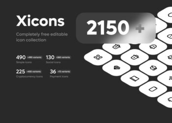 Xicons: 2150+ Free Figma Icons for UI Design